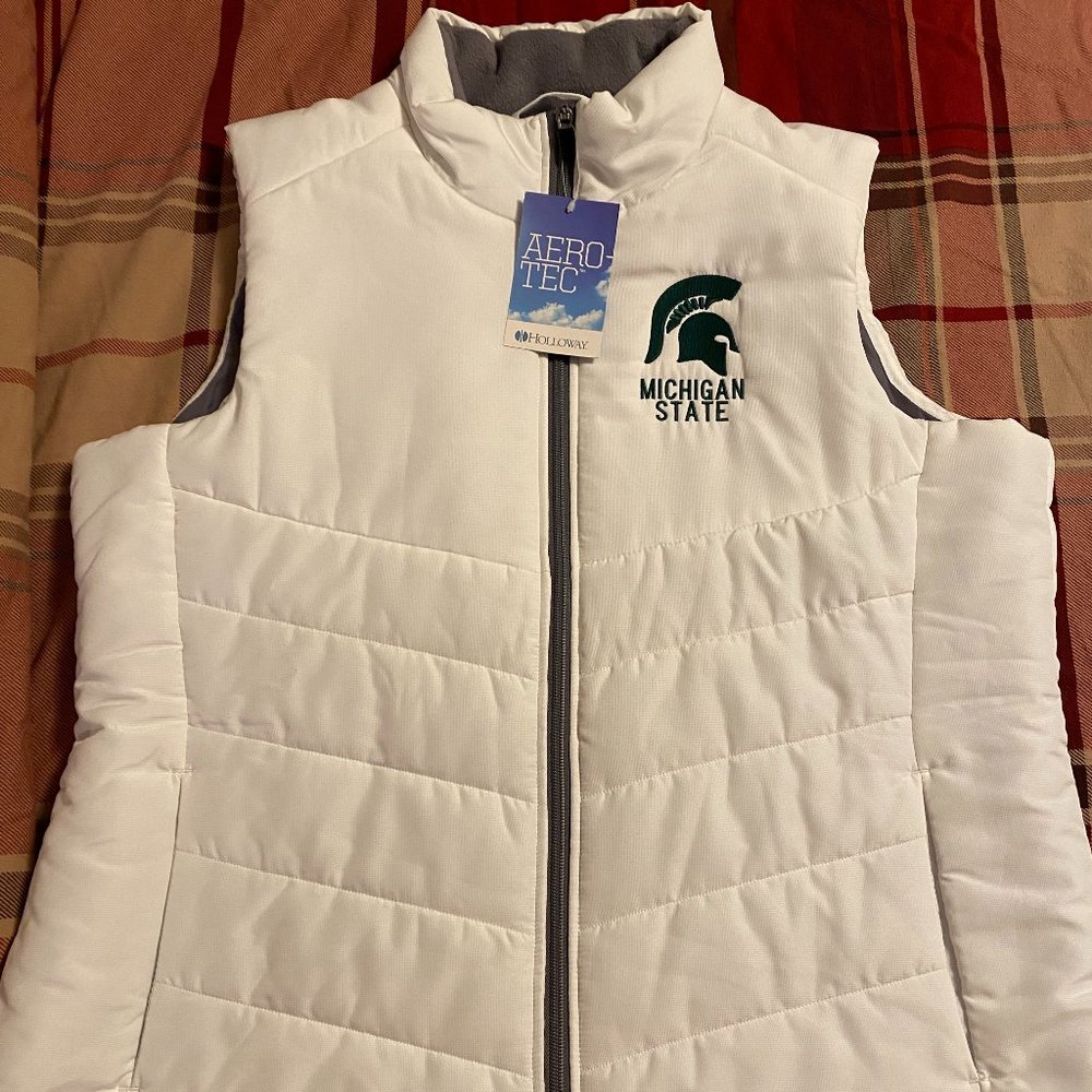 Michigan State University Women's XL Vest NWT